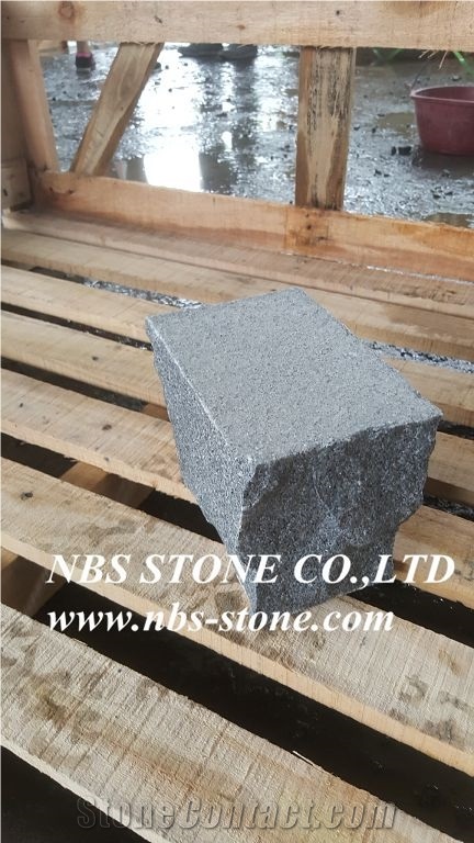 G654,China Grey Granite,Surface Flamed,Bush Hammered ,Sawn Cut, Floor Covering ,Cube, Cobble Paving Stone Price ,Garden Stepping, Walkway Pavers, Outdoor Project Natural Building Stone