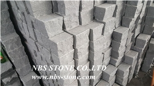 G654,China Grey Granite,Surface Flamed,Bush Hammered ,Sawn Cut, Floor Covering ,Cube, Cobble Paving Stone Price ,Garden Stepping, Walkway Pavers, Outdoor Project Natural Building Stone