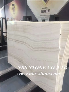 White Onyx Vein Cut,Polished Slabs & Tiles for Wall and Floor Covering, Skirting, Natural Building Stone Decoration, Interior Hotel,Bathroom,Kitchen,Villa, Shopping Mall Use
