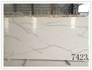 Calacatta White Quartz Stone Slab in China, 2cm Calacatta White Engineered Quartz Slabs in Canada,3cm Solid Surface Calacatta White Quartz for Kitchen,Calacatta White Quartz in Usa