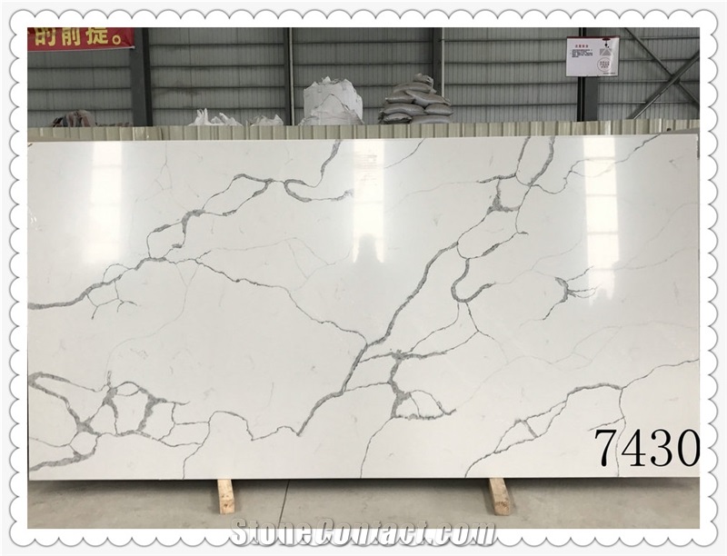 Calacatta White Quartz Stone Slab in China, 2cm Calacatta White Engineered Quartz Slabs in Canada,3cm Solid Surface Calacatta White Quartz for Kitchen,Calacatta White Quartz in Usa