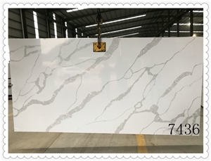 Calacatta White Quartz Stone Slab in China, 2cm Calacatta White Engineered Quartz Slabs in Canada,3cm Solid Surface Calacatta White Quartz for Kitchen,Calacatta White Quartz in Usa