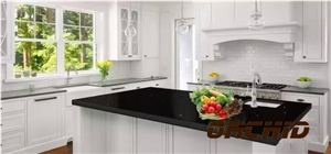 Black Galaxy Quartz Stone Kitchen Countertops,Bar Tops,Desk Tops,Star Galaxy Quartz Surface,Dinning Tops,Island Tops,Cambria Kitchen Bar Tops,Caesarstone Quartz Tops