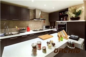 Pure White Quartz Stone Kitchen Counter Tops,Super White Solid Surface Kitchen,Island Tops,Bar Tops,Silestone Kitchen Counter Tops,Engineered Stone Bar Tops,Dinning Tops