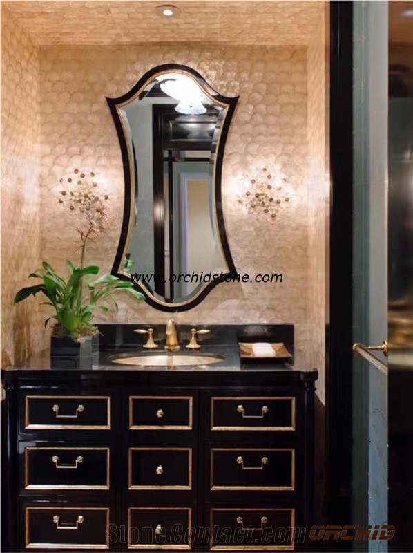 White Mother Of Pearl Bathroom Semi Precious Stone Wall Cladding Tiles,White Seashell Mosaic Tiles,For Living Room Panel Tiles