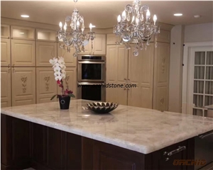 White Quartz Semi Precious Stone Countertop Contemporary,White Gemstone Countertops,Kitchen Tops,Worktops,Bar Tops,Island Tops