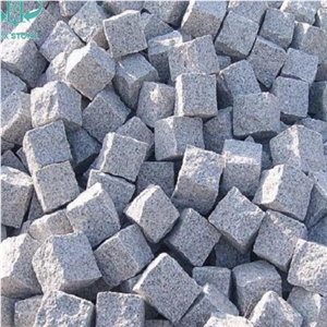 Bianco Sardo/Seasome Grey/Light Grey/G603 Paving/Flooring/Cube/Cobbles/Pebbles/Exterior Pattern/Wallway/Driveway/Garden Pavements/Landscaping