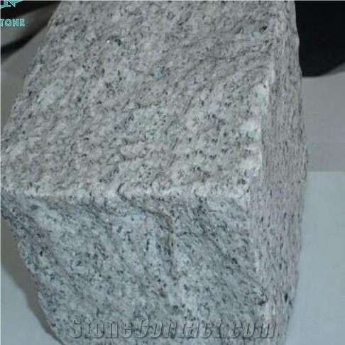 Bianco Sardo/Seasome Grey/Light Grey/G603 Paving/Flooring/Cube/Cobbles/Pebbles/Exterior Pattern/Wallway/Driveway/Garden Pavements/Landscaping