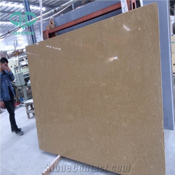 Brown Artificial Quartz Slab, China Manmade Brown Quartz Stone Tile,Solid Surface Engineered Stone Slabs