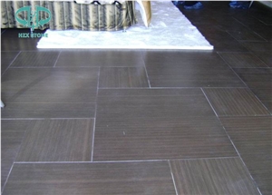 Brown Wenge Sandstone Slabs & Tiles,Vein Cut & Cross Cut,Polished,Honed,Sandblasted for Wall Covering,Flooring,Building Materials