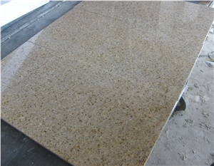 China Yellow Granite, Yellow G682, Zhangpu Rusty,Golden Beach,Sunny Gold Granite,Flamed Tile, Flooring Tile, Granite Slabs,Wall Tile, Paving,Cobbles