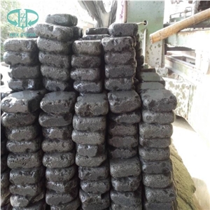 Cubestone, Black Basalt Cubestone, Black Basalt Cube Stone, Cobble Stone, Cobblestone, Natural Split Cubestone, Paving for Driveway Outdoor Decoration, Basalt Stone, Cube Stone, Paving Stone