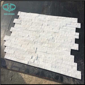 Cultural Stone, Natural White Quartzite Stone,Stacked Stone,White Quartzite Culture Stone / Cultured Stone for Wall Cladding, Natural Quartz Stone White Quartzite Wall Cladding