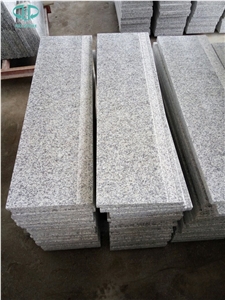 G602 White Grey Granite Stairs,Granite Steps with Anti Slip,Grooving,Bullnose,Treads,Granite Staircase,Risers,Polished,Flamed,Interior,Outdoor