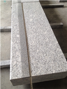 G602 White Grey Granite Stairs,Granite Steps with Anti Slip,Grooving,Bullnose,Treads,Granite Staircase,Risers,Polished,Flamed,Interior,Outdoor