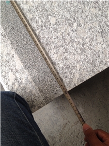 G602 White Grey Granite Stairs,Steps with Anti Slip,Grooving,Bullnose,Granite Treads,Granite Staircase,Risers,Polished,Flamed,Interior,Outdoor