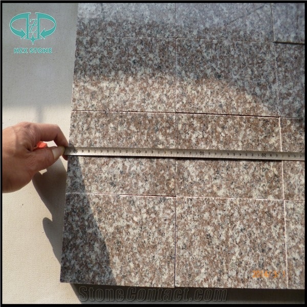 G664 Granite Paving Stones, China Pink Granite G664 Paving Stones/G664 China Luoyuan Red Granite Natural Split ,Pink Paving Stone