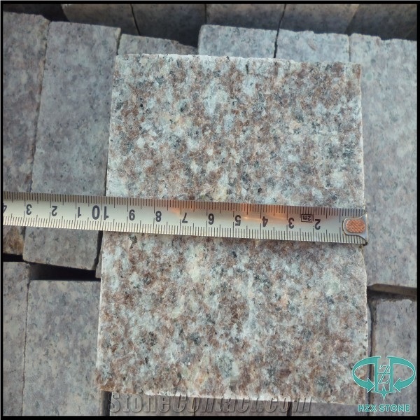 G664 Granite Paving Stones, China Pink Granite G664 Paving Stones/G664 China Luoyuan Red Granite Natural Split ,Pink Paving Stone