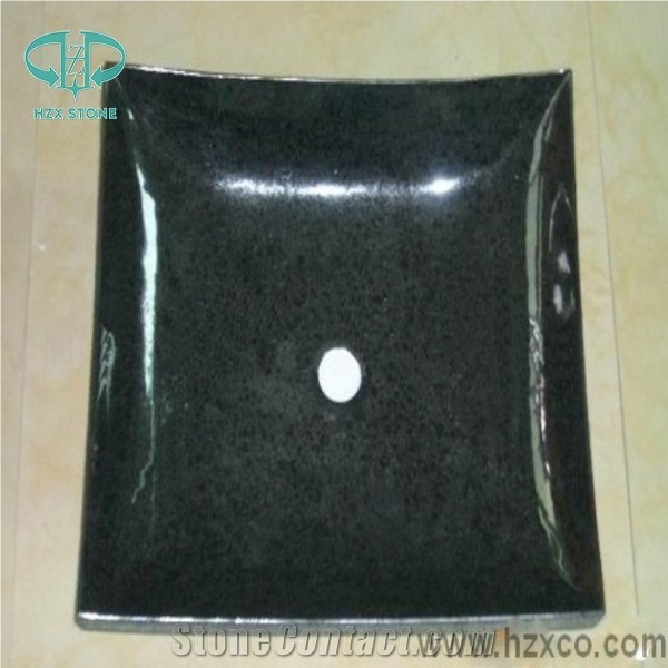 G684 /Black Granite Sink (Aura), Black Granite Sinks,Shanxi Black Granite Basin Stone Sink
