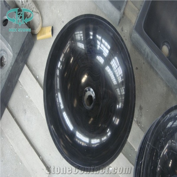 G684 /Black Granite Sink (Aura), Black Granite Sinks,Shanxi Black Granite Basin Stone Sink