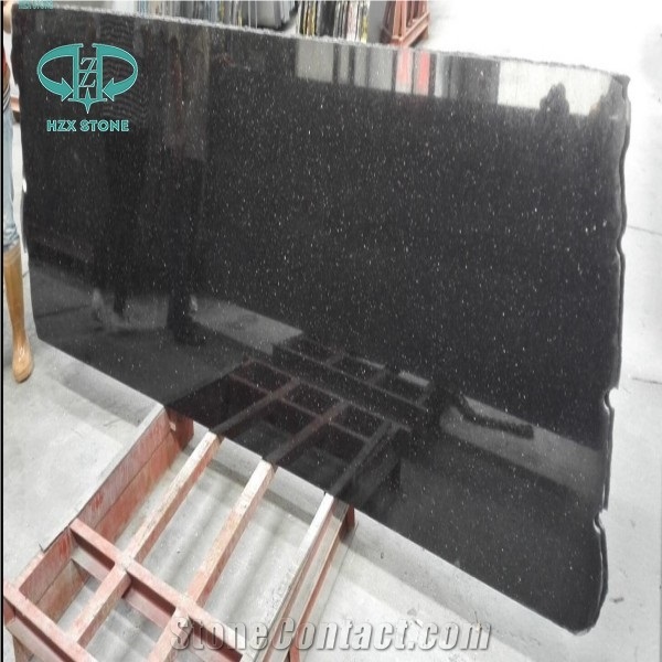 Good Price Emerald Pearl Granite /Black Galaxy/Absolute Black Granite Slab for Kitchen Countertop, Island Top