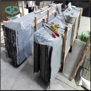 Good Price Emerald Pearl Granite /Black Galaxy/Absolute Black Granite Slab for Kitchen Countertop, Island Top
