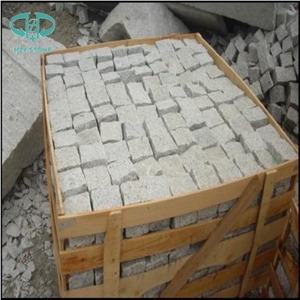 Granite Landscaping Paving,Driveway Paving Stone,G603 Paving Stone,Granite Cube Exterior Paving Stone,Landscaping Cube Stone, Natural Split,Flamed Pavers