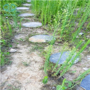 Grey Slate Tumbled "Crazy" Stone Irregular Shape Paving