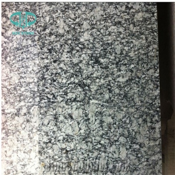 Guangdong Silver Grey Granite Tiles Sea Wave Flower Granite Floor Tiles Wave Flower Granite Flooring Sea Wave Flower Granite Slabs