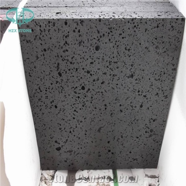 Hainan Lava Stone Tiles, Lava Stone Paver,Big Holes Volcanic Basalt Paving Tiles,Saw Cut Lava Stone Tile for Garden Pavement Volcanic Rock Pavement