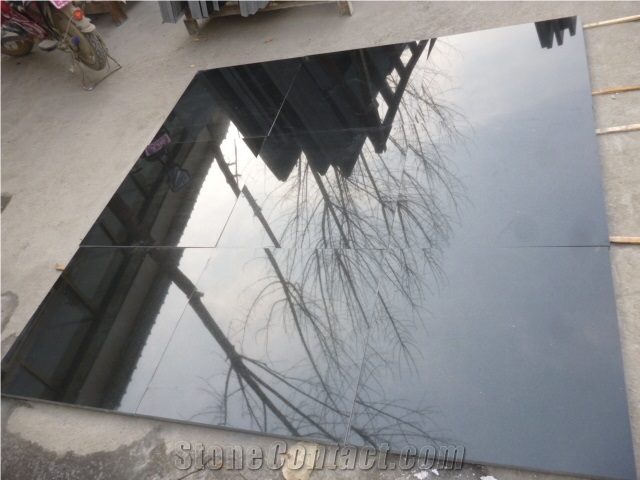 Hebei Black Granite/Absolute Black/China Black Granite Polished/Honed/Bush Hammered China Granite Countertop/Bath Top,Vanity Top