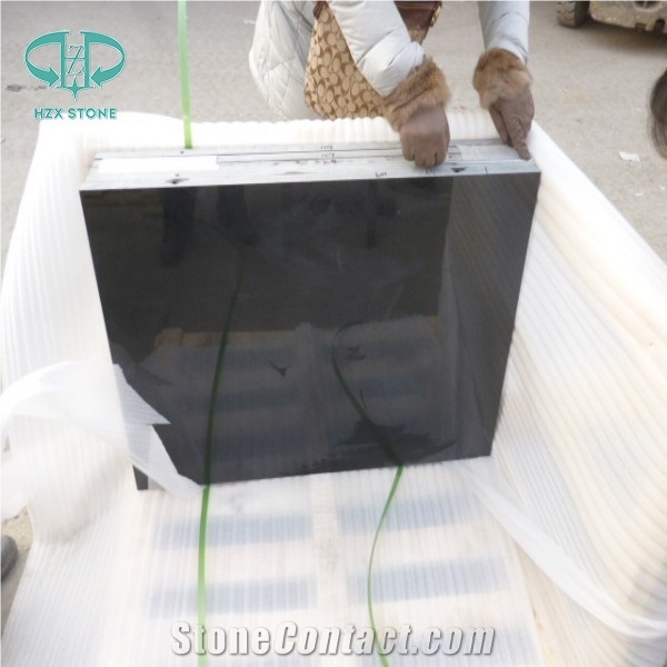 Hebei Black Granite/Absolute Black/China Black Granite Polished/Honed/Bush Hammered China Granite Countertop/Bath Top,Vanity Top