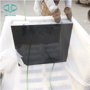 Hebei Black Granite/Absolute Black/China Black Granite Polished/Honed/Bush Hammered China Granite Countertop/Bath Top,Vanity Top
