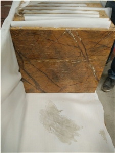 India Rainforest Gold Marble Tiles & Slabs, Bidasar Gold/Brown Marble Slabs, Golden Glory Marble Price