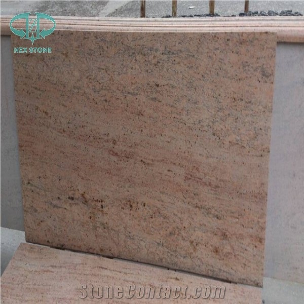 India Yellow Gold Granite, Kashmir Gold Granite Tiles & Slabs, India Yellow Granite Polished Floor Covering Tiles, Walling Tiles, Polished Granite
