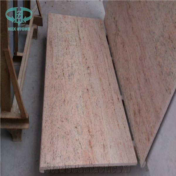India Yellow Gold Granite, Kashmir Gold Granite Tiles & Slabs, India Yellow Granite Polished Floor Covering Tiles, Walling Tiles, Polished Granite
