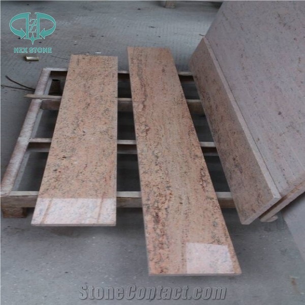 India Yellow Gold Granite, Kashmir Gold Granite Tiles & Slabs, India Yellow Granite Polished Floor Covering Tiles, Walling Tiles, Polished Granite