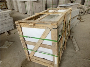 Polished Spray White Granite Steps/Seawave White Granite Stair/White Wave Granite Stair Riser&Stair Treads/G 377 Granite Steps &Staircase/Sea Wave Flower Of Mengyin Granite Steps/Breaking Waves Stair