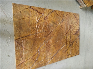 Rain Forest Gold Marble Tiles, Slabs, Brown Marble Floor Tiles, Wall Covering Tiles
