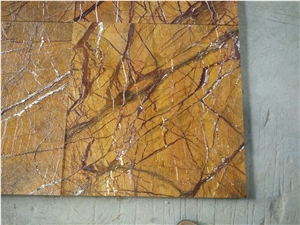 Rainforest Gold Marble Tiles & Slabs, Yellow Marble Polished Tiles & Slabs