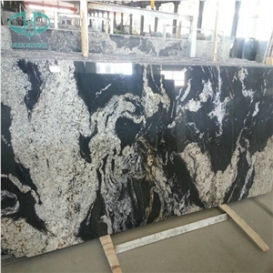Royal Ballet Granite, Black Granite with White Veins. Black Granite with White Veins, China Black Granite New Nero Branco,Royal Ballet Granite,Snow Grey Granite, River Mist Black Via Lactea Granite