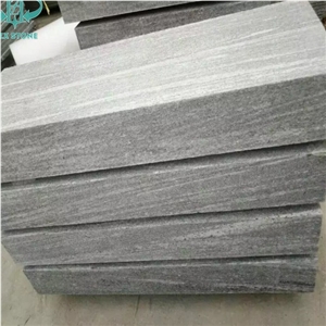 Sandblasted Sea Grey Granite Tiles/Spray White Water Wave, Black Granite with White Veins,Water Wave Vein Granite,Sea Wave Granite Tile & Slab, Tiger White,Water Wave