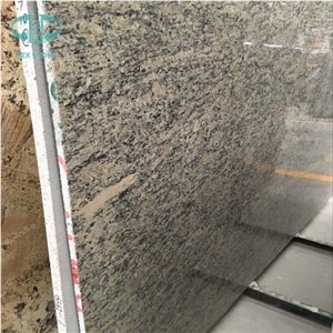 Santa Cecilia Yellow Color Granite Bathroom Countertop