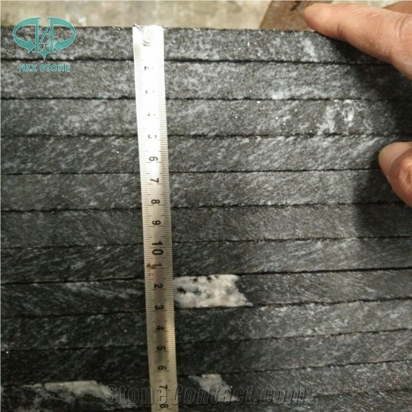 Snow Grey Granite, Chinese Ebony Granite Slabs & Tiles