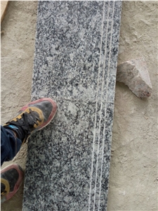 Spray White Granite Interior Stair Treads, Raisers & Steps,Sea Wave White Granite Stair Treads