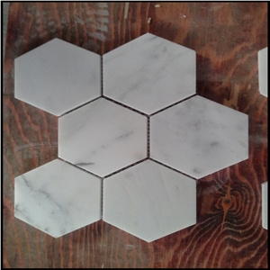 Statuary White Mosaic, China White Marble Mosaic, Oriental White Mosaic, White Marble Mosaic