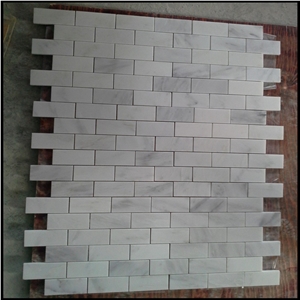 Statuary White Mosaic, China White Marble Mosaic, Oriental White Mosaic, White Marble Mosaic