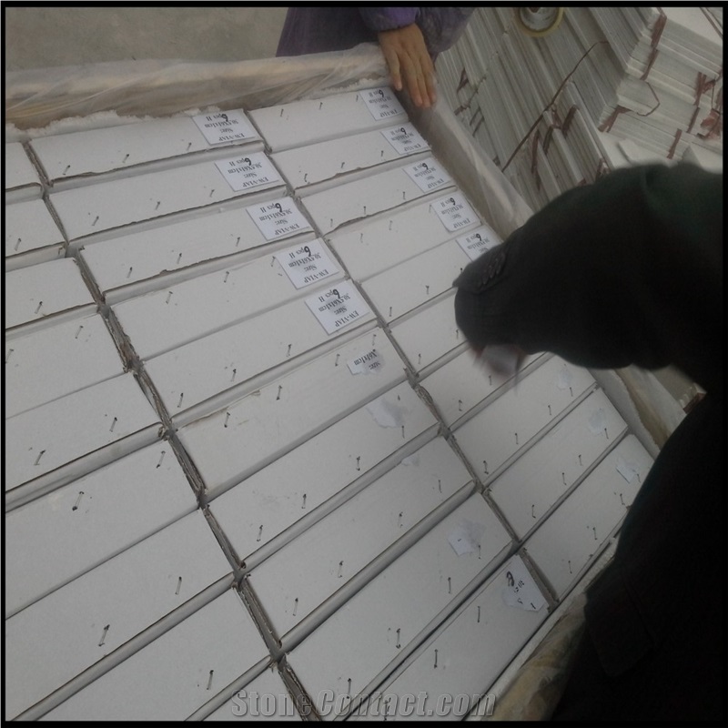Statuary White Mosaic, China White Marble Mosaic, Oriental White Mosaic, White Marble Mosaic