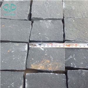 Zhangpu Black Cubestone, Black Basalt Cube Stone, Cobble Stone, Cobblestone, Natural Split Cubestone, Paving for Driveway Outdoor Decoration, Basalt Stone, Cube Stone, Paving Stone, Floor Covering