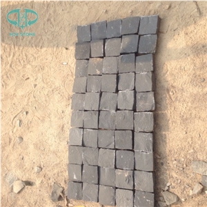 Zhangpu Black Cubestone, Black Basalt Cube Stone, Cobble Stone, Cobblestone, Natural Split Cubestone, Paving for Driveway Outdoor Decoration, Basalt Stone, Cube Stone, Paving Stone, Floor Covering